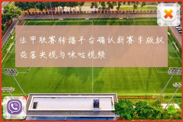 法甲联赛转播平台确认新赛季版权花落央视与咪咕视频