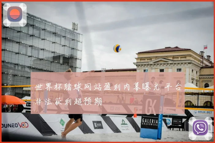 世界杯赌球网站盈利内幕曝光 平台非法获利超预期